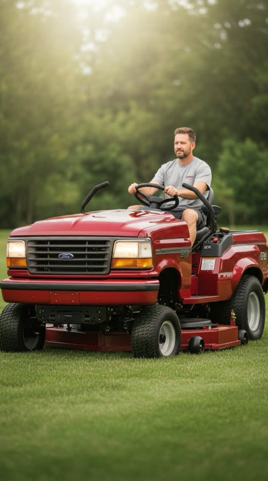 Fully Costumed Lawnmower