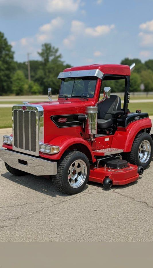 Semi Truck Riding Mower